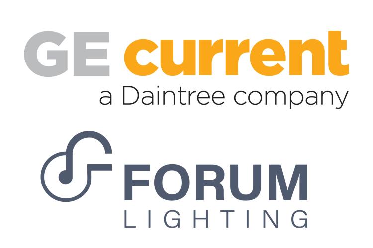 Current and Forum Lighting Logos