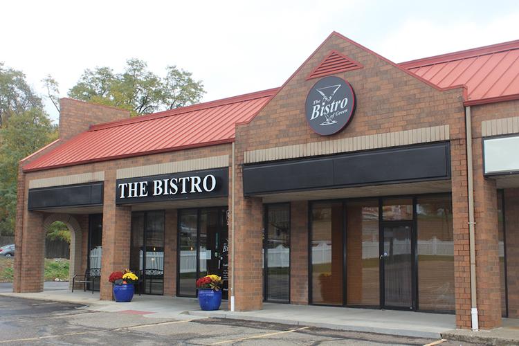 Exterior of the Bistro of Green restaurant protected by disinfection devices