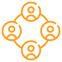 Collaboration Circle of Users Icon